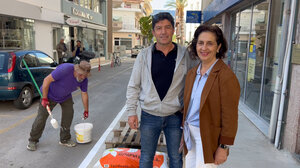 Εργασίες καλλωπισμού και δενδροφύτευσης στη Σητεία