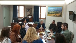 Τη δημοτική αρχή Οροπεδίου Λασιθίου συνάντησε η βουλευτής Κατερίνα Σπυριδάκη