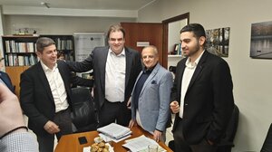 Η επίσκεψη του Κυριάκου Πιερρακάκη στην Περιφερειακή Διεύθυνση Εκπαίδευσης Κρήτης