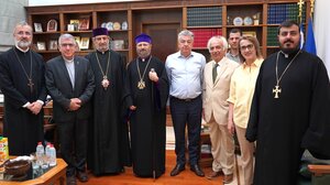 Συνάντηση Περιφερειάρχη με τον Πατριάρχη Κωνσταντινουπόλεως της Αρμενικής Αποστολικής Εκκλησίας