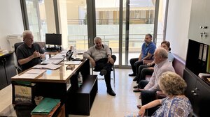 Συνάντηση Καλοκαιρινού - Λέκκα για την πολιτική προστασία στον Δήμο Ηρακλείου