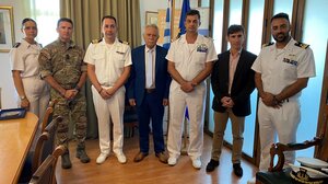 Στον ΟΛΗ ο Πλοίαρχος Ιταλικού πολεμικού πλοίου