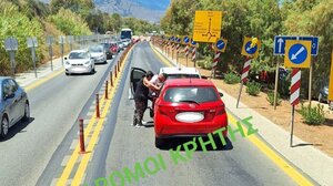 Αυτοκίνητο συγκρούστηκε με ταξί στην Επισκοπή Ρεθύμνου