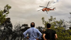 Μεγάλη φωτιά στα Χαβριάτα Κεφαλονιάς 