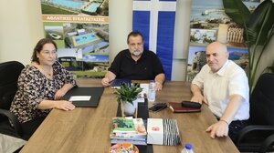 Συνάντηση Δημάρχου Μινώα Πεδιάδας Βασίλη Κεγκέρογλου με το νέο Ειδικό Γραμματέα για την Προστασία των Ζώων Συντροφιάς