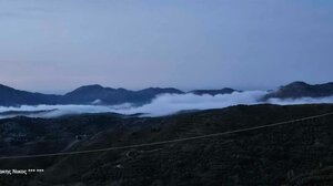 Τα σύννεφα δημιούργησαν ιδιαίτερο σκηνικό στα Ανώγεια!