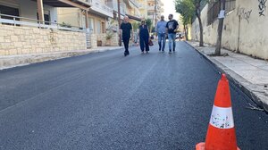 "Λίφτινγκ" στις διαβάσεις πεζών στη συμβολή των οδών Υακίνθου- Σ. Βενιζέλου και Μίνωος