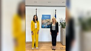 Την Υφυπουργό Τουρισμού Έλενα Ράπτη συνάντησε η Κατερίνα Σπυριδάκη