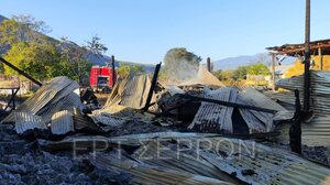 Σέρρες: Πυρκαγιά σε κτηνοτροφική μονάδα στο Άγκιστρο