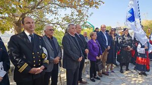 Τίμησαν την 156η επέτειο της Μάχης του Τράχηλα το 1866 στην Ι.Μονή του Αγίου Πνεύματος Κισσού