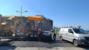 Προχωρά η ανάπλαση οδοστρώματος διαβάσεων πεζών στη Λ. Σοφοκλή Βενιζέλου