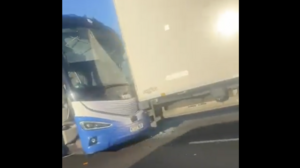 Το λεωφορείο της Ρεάλ Μαδρίτης ενεπλάκη σε τροχαίο