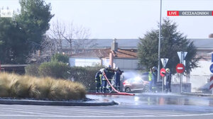 Θεσσαλονίκη: Διαρροή αερίου στον Κόμβο της Θέρμης