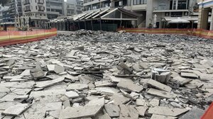Ένα εργοτάξιο αφημένο στην τύχη του!