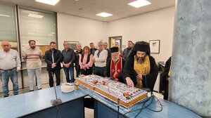 Κοπή πρωτοχρονιάτικης πίτας στον Δήμο Πλατανιά