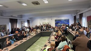 Κοπή πρωτοχρονιάτικης πίτας των εργαζόμενων του Δήμου Χανίων