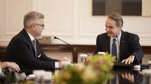 Μητσοτάκης με Μάγκνους Μπρίνερ: Ικανοποιημένοι με την πρόοδο στην ευρωπαϊκή μεταναστευτική πολιτική