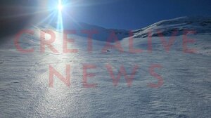 Ψηλορείτης: Γλίστρησε στον πάγο και κατρακύλησε εκατοντάδες μέτρα 