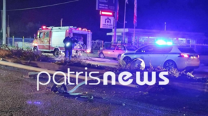 Τρομακτικό τροχαίο - Αυτοκίνητο "ξήλωσε" στύλο ηλεκτροφωτισμού