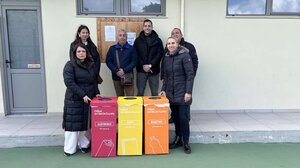 Χρωματιστοί κάδοι ανακύκλωσης σε όλες τις αθλητικές εγκαταστάσεις του ΕΑΚΗ