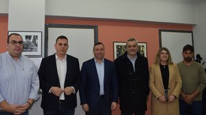 Με τον Δήμαρχο Μ. Μενεγάκη συναντήθηκαν οι βουλευτές Μαμουλάκης και Καραμέρος