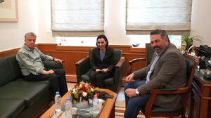 Συνάντηση με τον Περιφερειάρχη είχε η Κοσμήτορας του Πανεπιστημίου Κρήτης Ε. Παπαδάκη