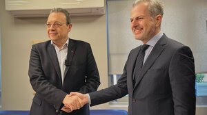 Συνάντηση του προέδρου του ΣΥΡΙΖΑ - ΠΣ, Σωκράτη Φάμελλου, με τον πρόεδρο της ΕΡΤ, Γιάννη Παπαδόπουλο