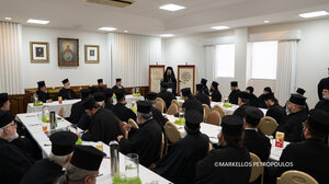 Ιερατική Σύναξη των κληρικών της Βικτώριας, υπό τον Αρχιεπίσκοπο Αυστραλίας Μακάριο 