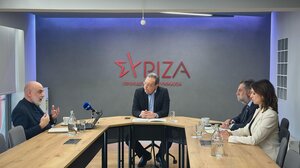 Συνάντηση του Σωκράτη Φάμελλου με τον Νίκο Μακρή