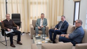 Συνάντηση Αντιπεριφερειάρχη Διασύνδεσης με Ερευνητικά και Ακαδημαϊκά Ιδρύματα με το νέο πρόεδρο του ΙΤΕ