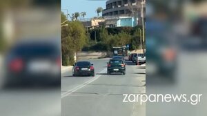 Χανιά: Οδηγός κάνει επικίνδυνους ελιγμούς και αντικανονικές προσπεράσεις - Βίντεο