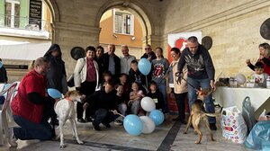 Μικροί και μεγάλοι στο αίθριο της Λότζια για την Παγκόσμια Ημέρα Αδέσποτων Ζώων 