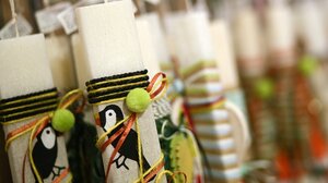 Κατασκευή πασχαλινών λαμπάδων στο ΚΗΦΗ Τεμένους για το Παιδικό Χωριό SOS Kρήτης