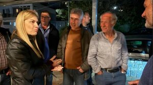 Στον Πλάτανο Κισσάμου η Σέβη Βολουδάκη - Συζήτησε με κατοίκους της περιοχής