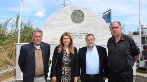 Στην τελετή τιμής και μνήμης για τον οπλαρχηγό Ηρακλή Κοκκινίδη ο Δήμαρχος Μινώα Πεδιάδας