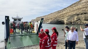 Εντυπωσιακή και απόλυτα επιτυχημένη η αντιπυρική άσκηση «ΙΟΛΑΟΣ» εκκένωσης στα Μάταλα του Δήμου Φαιστού
