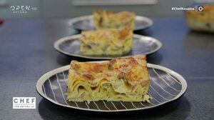 Συνταγή για λαζάνια καρμπονάρα με μανιτάρι