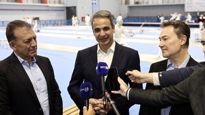 Μητσοτάκης από Ολυμπιακές Εγκαταστάσεις Παιανίας: "Η υποστήριξη του αθλητισμού απαιτεί επένδυση σε υποδομές"
