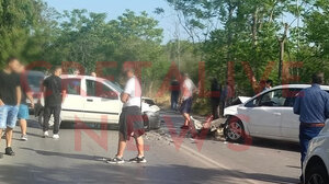 Τροχαίο ατύχημα στη λεωφόρο Κνωσού