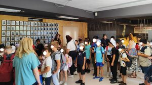 Μαθητές του Δημοτικού σχολείου Γέργερης στο Μουσείο Ολοκαυτώματος Αμιρών