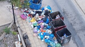 Μάζεψαν τους κάδους και άφησαν δεκάδες πεταμένες σακούλες με σκουπίδια!