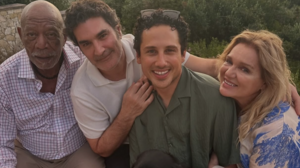 Όταν ο Μόργκαν Φρίμαν συνάντησε τον Χριστόφορο Παπακαλιάτη και την Μαρία Καβογιάννη στους Παξούς