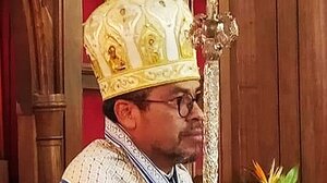 Ο ιεραπόστολος Κολομβιανός Επίσκοπος Άσσου, Τιμόθεος, στην ιερά μητρόπολη Ρεθύμνης και Αυλοποτάμου