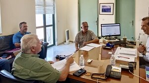 Συνάντηση εργασίας της ΔΕΥΑ Χερσονήσου για τη λειψυδρία