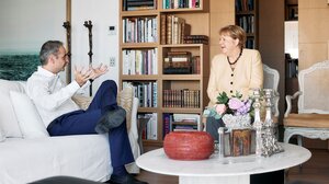 Πρωινός καφές... του Κυρ. Μητσοτάκη με την Άνγκελα Μέρκελ