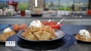 Ψητά ροδάκινα με αλμυρή καραμέλα