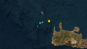 Ισχυρός σεισμός έγινε αισθητός στην Κρήτη - Το επίκεντρο κοντά στα Αντικύθηρα 