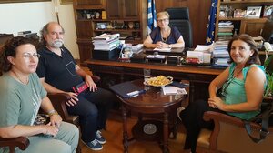 Συνάντηση ΚΕΠΕΑ Αγίου Βασιλείου με την Αντιπεριφερειάρχη Π.Ε. Ρεθύμνου, Μαίρη Λιονή