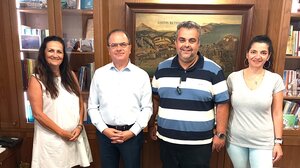 «Δότες Ζωής»: Στον Δήμαρχο Ρεθύμνης αντιπροσωπεία του νέου Διοικητικού Συμβουλίου 