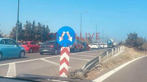 Καραμπόλα "μπλόκαρε" τον ΒΟΑΚ και το δρόμο προς το αεροδρόμιο Ηρακλείου